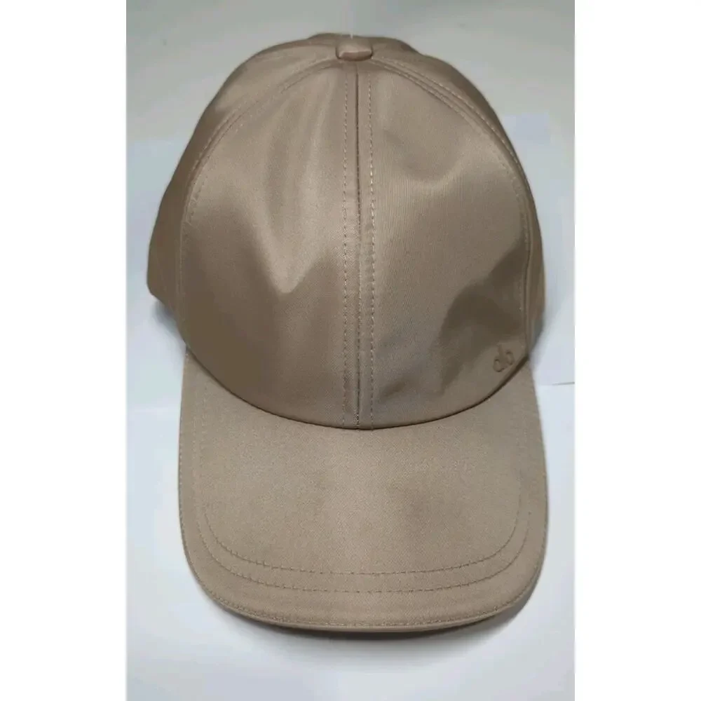 Alo Yoga Satin Off Duty Cap Baseball Hat Limited Edition Taupe